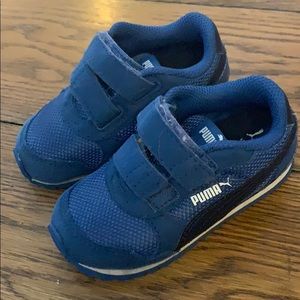 Puma Blue Velcro Sneakers